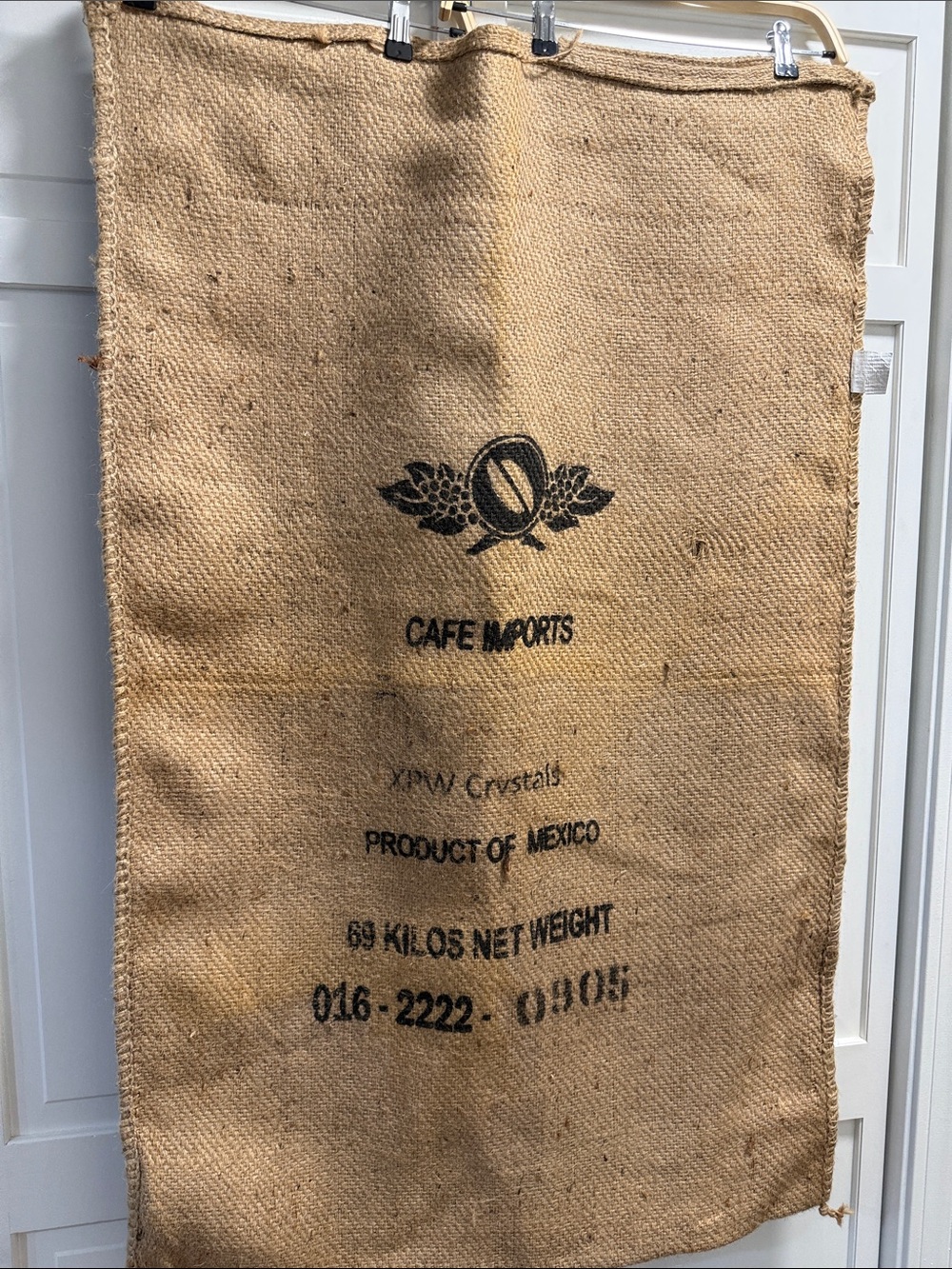 Natural Burlap Coffee Sack - Tan